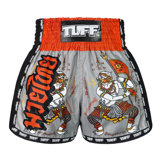 MSC103 TUFF Muay Thai Shorts New Retro Style Hanuman Yantra