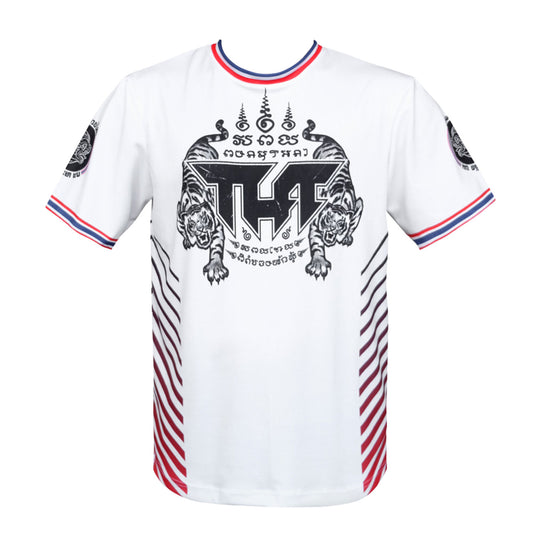 TS003 TUFF T-Shirt True Power Double Tiger White