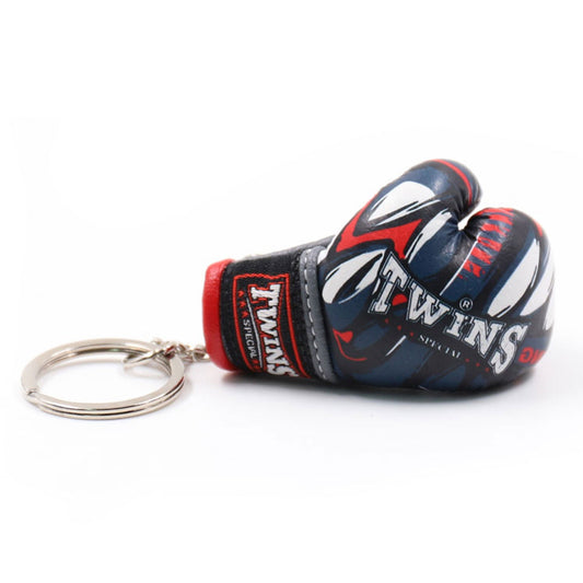 Twins Special FMBG3-55 Muay Thai Boxing Glove Keyring - Demon