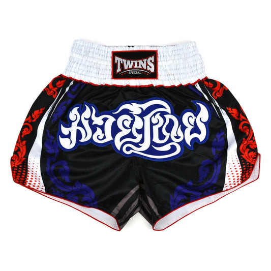 Twins Special Muay Thai Boxing Shorts - LAITHAI Black