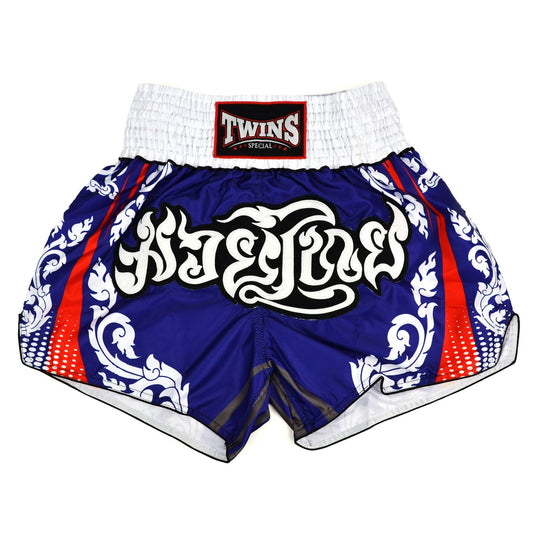 Twins Special Muay Thai Boxing Shorts - LAITHAI Blue