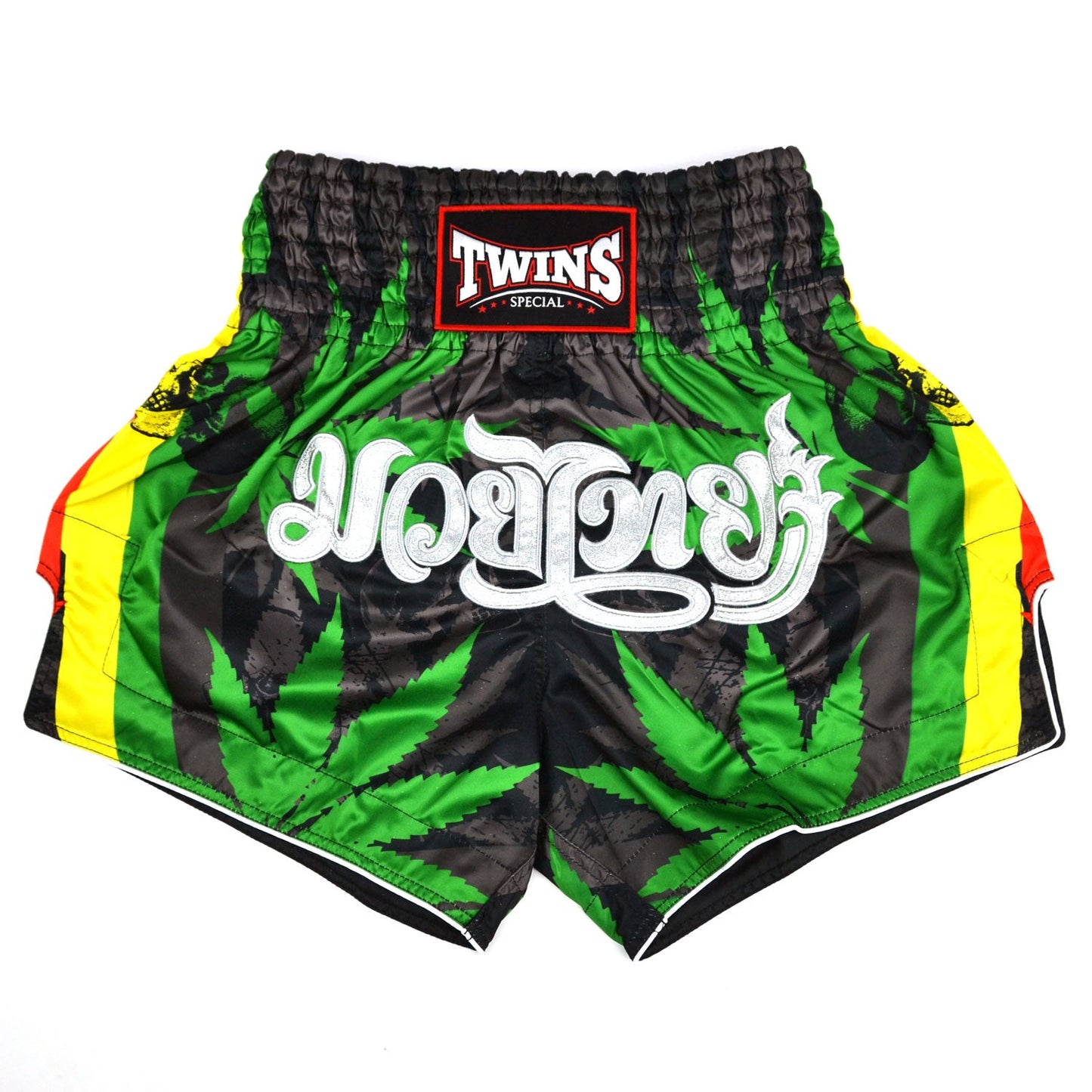 TBS54-GR Twins Grass Muaythai Shorts