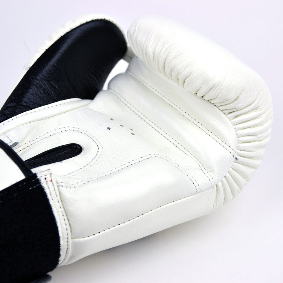 VG1 MTG Pro White Velcro Boxing Gloves