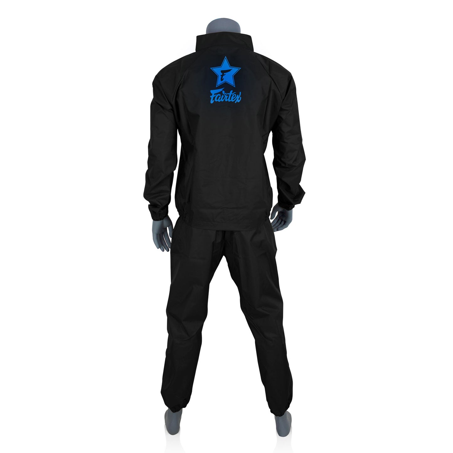 VS3 Fairtex Vinyl Sweatsuit Black-Blue