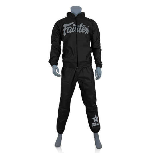 VS3 Fairtex Vinyl Sweatsuit Black-Grey