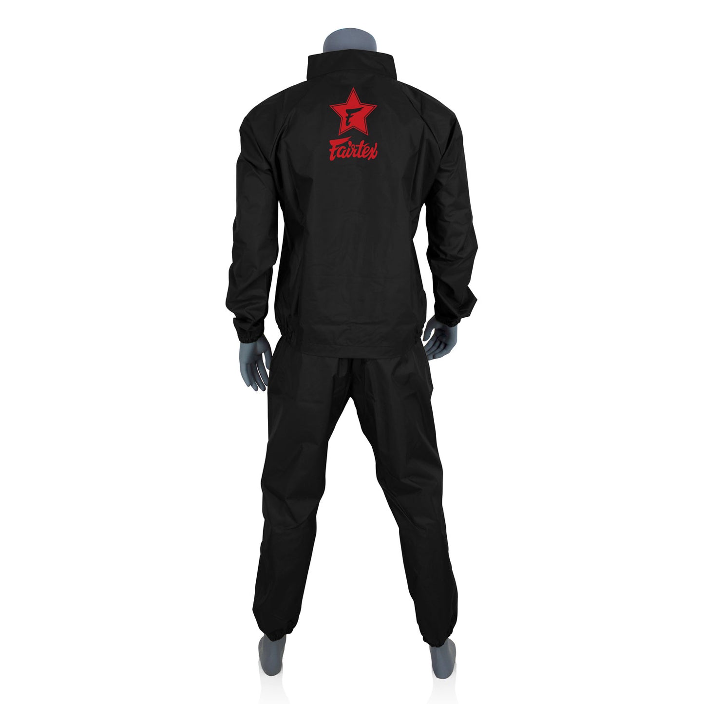 VS3 Fairtex Vinyl Sweatsuit Black-Red