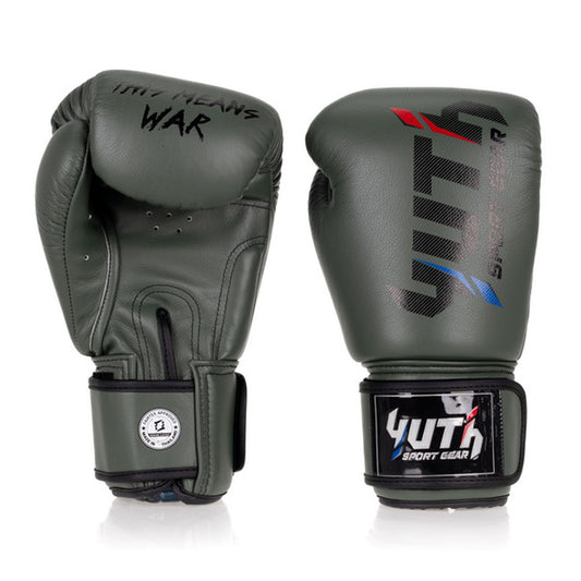 Yuth Boxing Gloves - Sport Line Olive Green