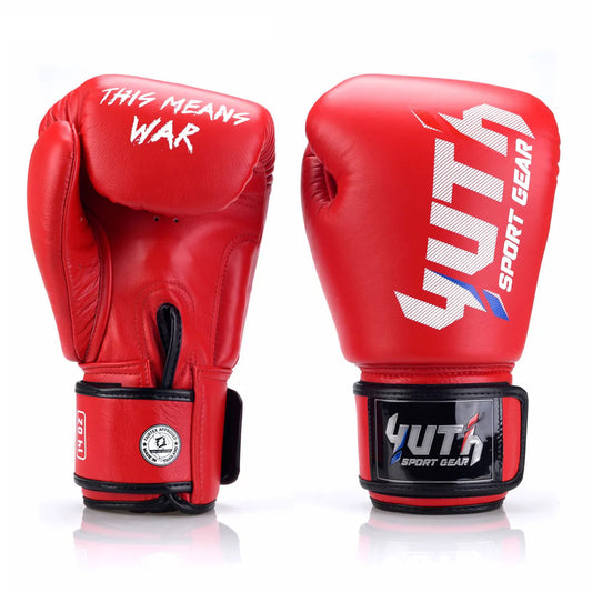 Yuth Boxing Gloves - Sport Line Red