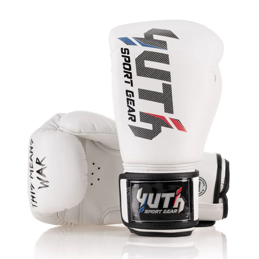 Yuth Boxing Gloves - Sport Line White