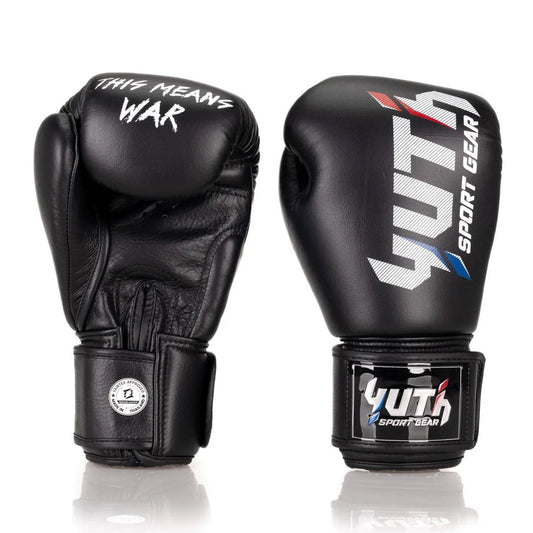 Yuth Muay Thai Boxing Gloves - Sport Line Black