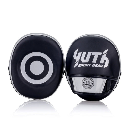 Yuth Muay Thai Speed Mitts Black-Silver