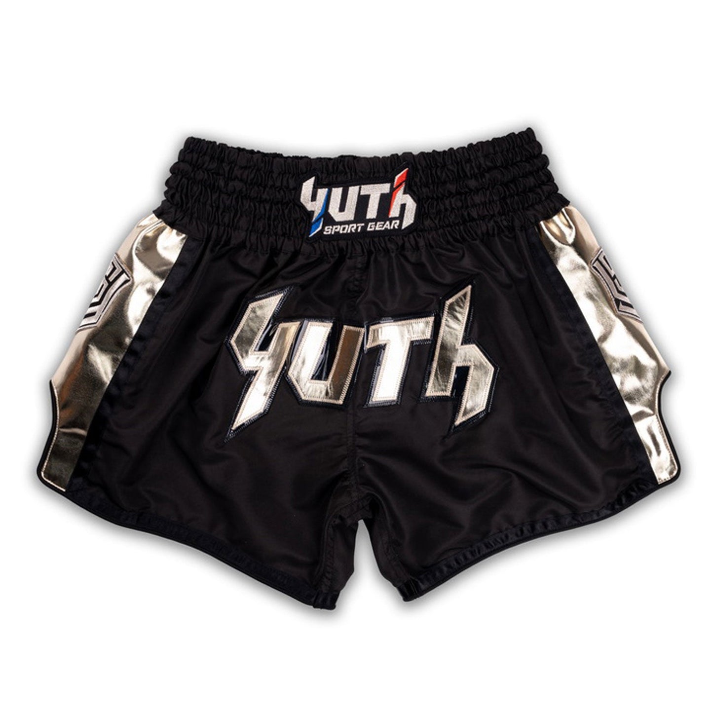 Yuth Hologram Muay Thai Shorts Black-Gold