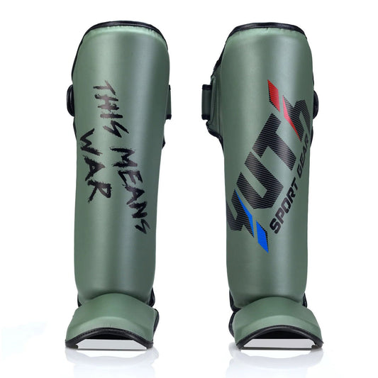 Yuth Shinguards - Sport Line Olive Green