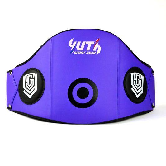 Yuth Muay Thai Belly Pad - Classic Purple-Black