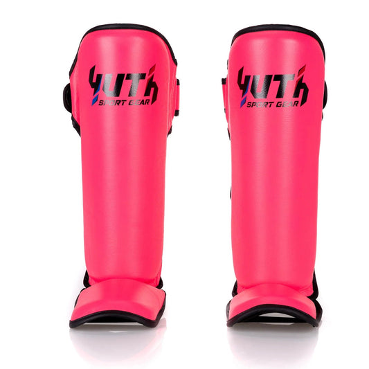 Yuth Muay Thai Boxing Shinguards - Signature Pink