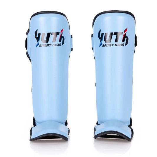 Yuth Muay Thai Boxing Shinguards - Signature Powder Blue