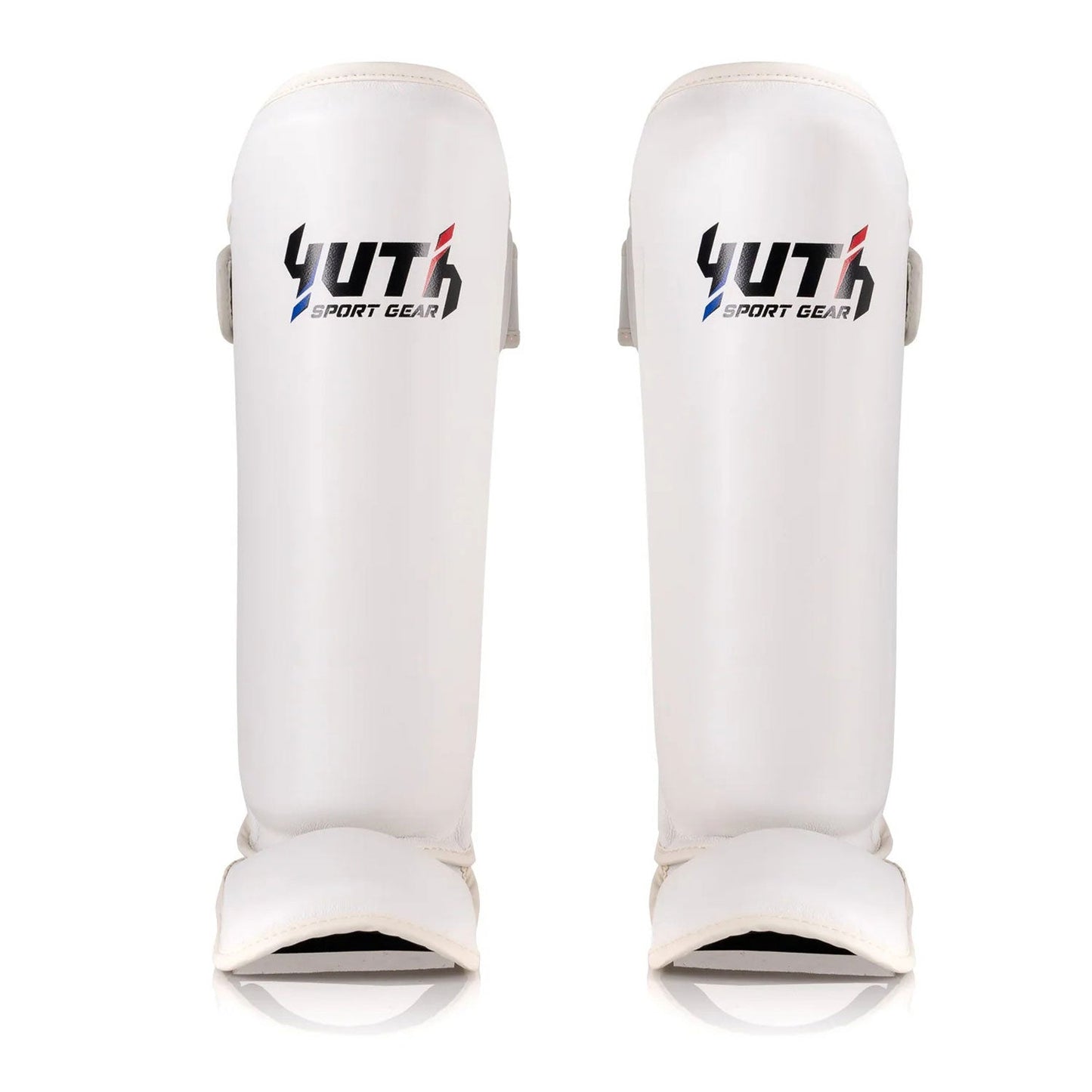 Yuth Muay Thai Boxing Shinguards - Signature White